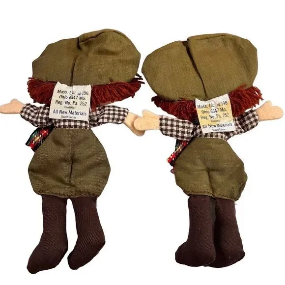 Pair Of Vintage 1970's Hallmark Tiny Tim Ornaments Holiday Decor - Picture 5 of 6